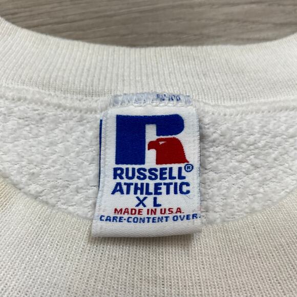 Vintage 90s Russell Athletic UCLA College Crewneck Sweatshirt Men's XL - Picture 4 of 10